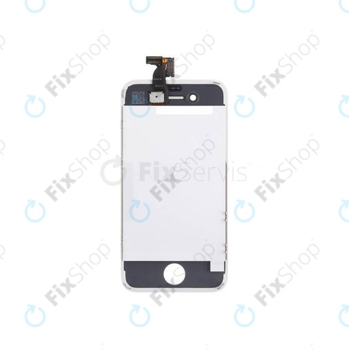 Apple iPhone 4 - Ecran LCD + Sticlă Tactilă + Ramă (White) TFT