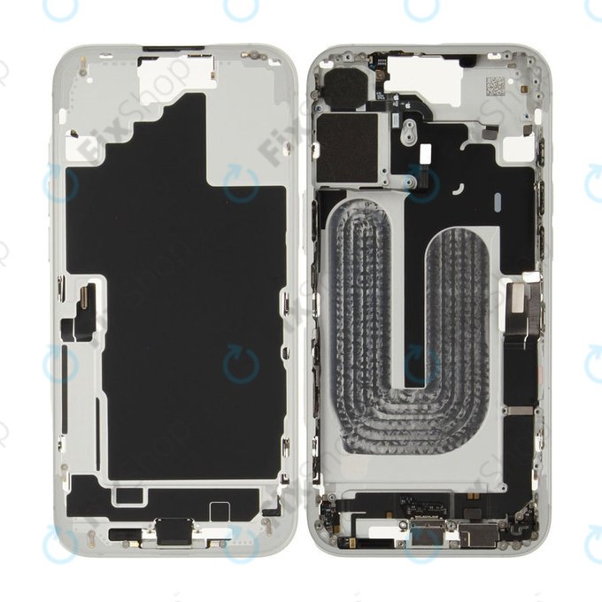 Ramă Mijlocie cu Baterie iPhone 16 Plus | White | ZD076-00685 | Genuine Apple