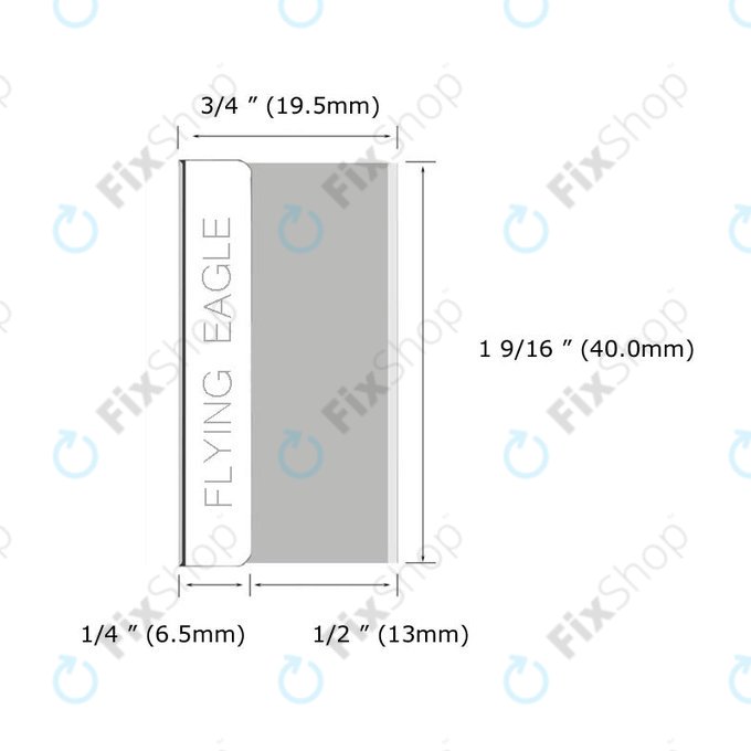Flying Eagle - Brici industrial Unilateral (5buc)