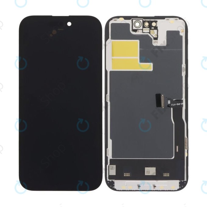 Ecran Soft OLED pentru iPhone 14 Pro - Sticlă Tactilă + Ramă, DIAGNOSTIC