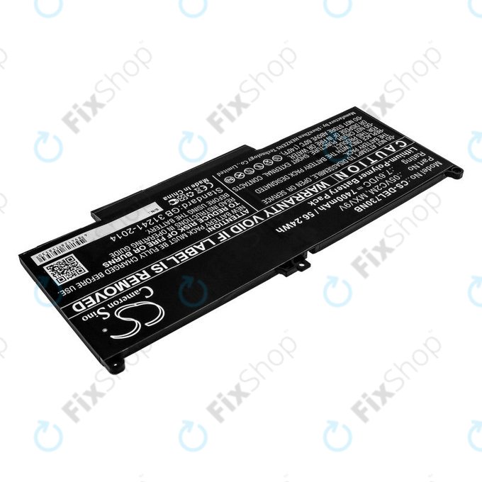 Baterie pentru Dell Latitude 13 7300, 14 7400, 7400mAh, Li-Pol, 7.6V, 05VC2M, HQ