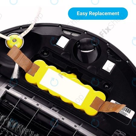 iRobot Roomba 500, 600, 700, 800, 900-series, R3, Scooba 450, Vileda 137173 - Baterie 11702, GD-Roomba-500, VAC-500NMH-33 Ni-MH 14.4V 2800mAh HQ