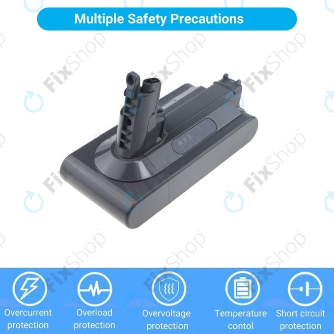 Dyson V10 - Baterie 969352-02, SV12, 206340 Li-Ion 25.2V 3000mAh HQ