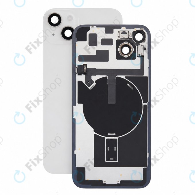 Sticlă carcasă spate pentru iPhone 14 Plus, Starlight, Pulled A