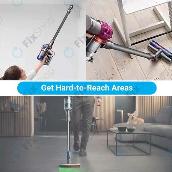 Dyson V-series, Outsize - Tija de aspirare (Argint)