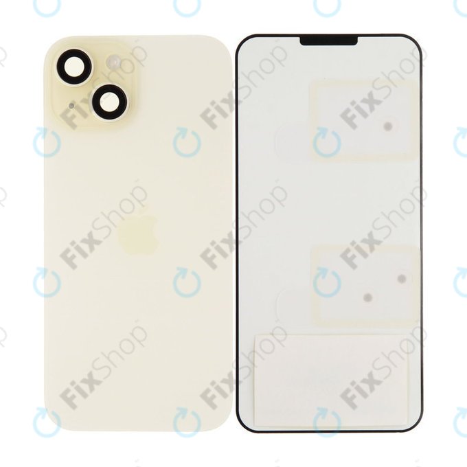 Sticlă Carcasă Spate pentru iPhone 15 | Yellow | 661-36840 | Genuine Apple