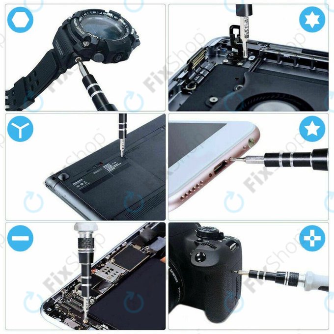 Kingsdun - Set de Unelte profesionale pentru service de telefonie iPhone 117în1