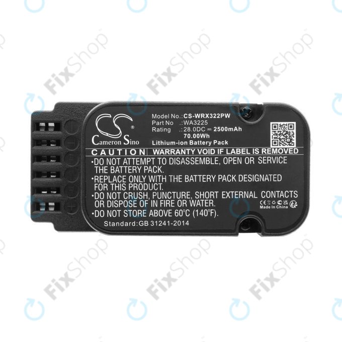 Baterie pentru Worx Landroid WG790, WG796, L1500, L2000, 2500mAh, Li-Ion, 28V, WA3225, HQ