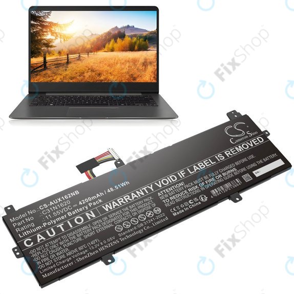 Baterie pentru Asus BX430, Expertbook B5440fa, P5240ua-1a, 4200mAh, Li-Pol, 11.55V, C31N1620, HQ
