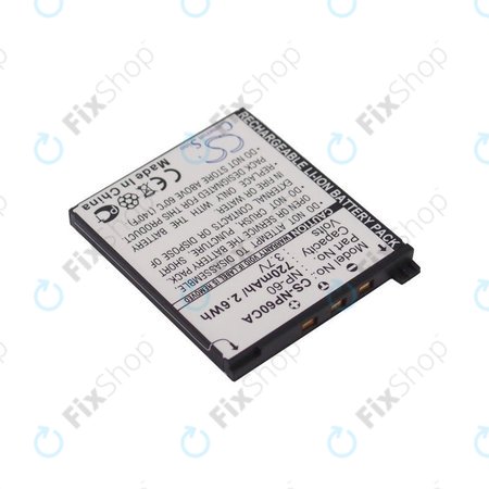 Baterie pentru Casio Exilim Zoom EX-Z19, EX-Z85, EX-Z9, 720mAh, Li-Ion, 3.7V, NP-60, HQ