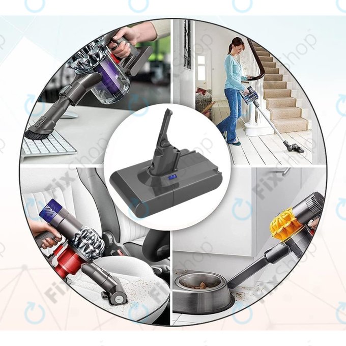 Dyson V8 - Baterie 215681, PM8-US-HFB1497A Li-Ion 21.6V 3000mAh