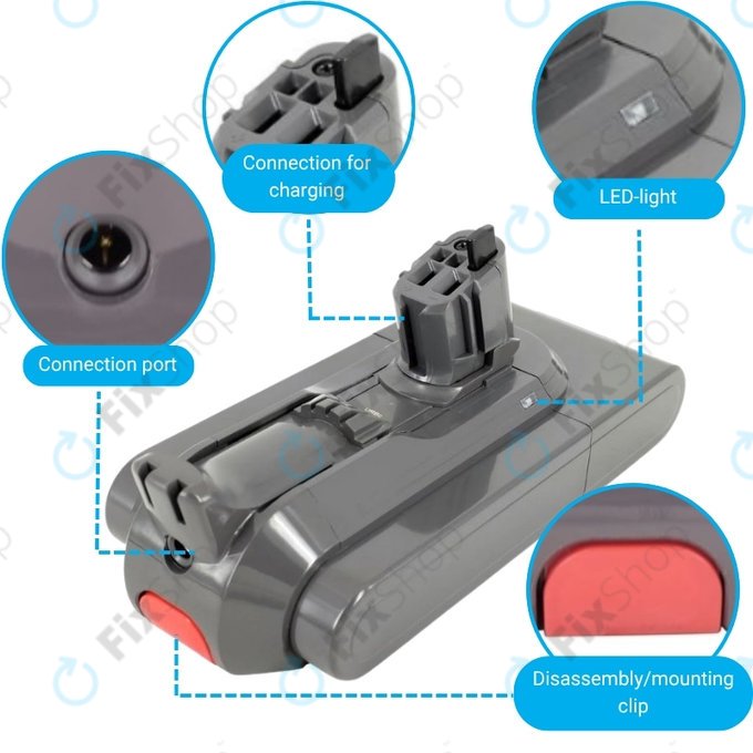 Dyson V11, V15, V15s, Outsize - Baterie SV15, SV18, 970938-01 Li-Ion 25.2V 3600mAh