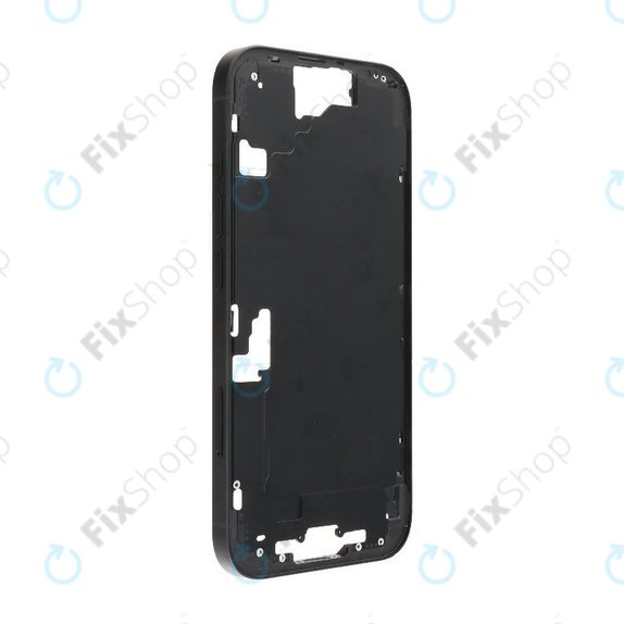 Apple iPhone 16 - Ramă mijlocie + Butoane de pornire + Volum (Black)