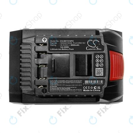 Baterie pentru Bosch Gbh, Gcv, Gks, Gts 18V, 8000mAh, Li-Ion, 18V, ProCORE18V, HQ
