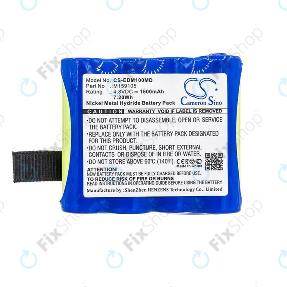 Baterie pentru Edan Cs-01, Edan H100, Edan H100b, Edan H100n, 1500mAh, Ni-MH, 4.8V, 4XNR49AA1500P, HQ