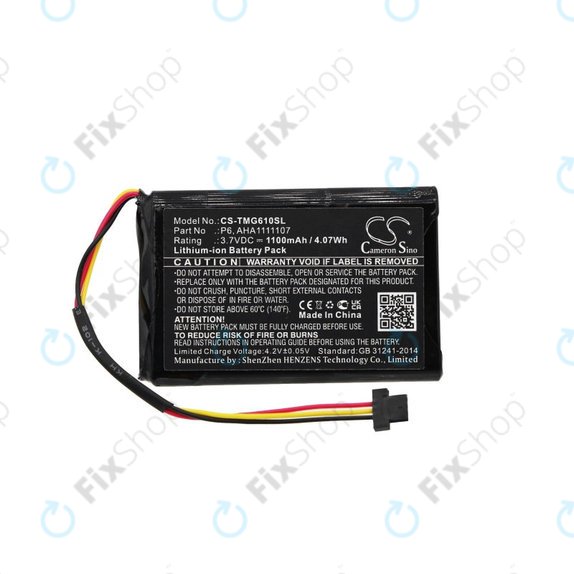 Baterie pentru TomTom Go 610, 1100mAh, Li-Ion, 3.7V, LAHA1111107, HQ