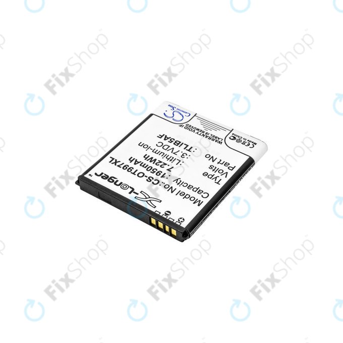 Baterie pentru Alcatel One Touch 997, X Pop, TCL S710, S800, 1950mAh, Li-Ion, 3.7V, TLiB5AF, HQ