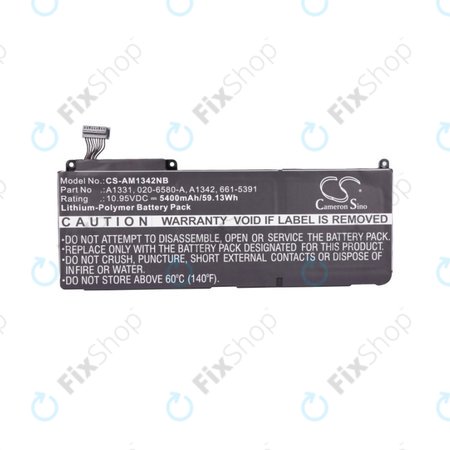 Apple MacBook 13" A1342 (Late 2009 - Mid 2010) - Baterie A1331 5400mAh HQ
