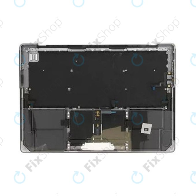 Ramă superioară tastatură pentru MacBook Pro 14", A2442 (2021), A2779 (2023), cu tastatură US și baterie, Space Gray, 661-32210, Genuine Apple