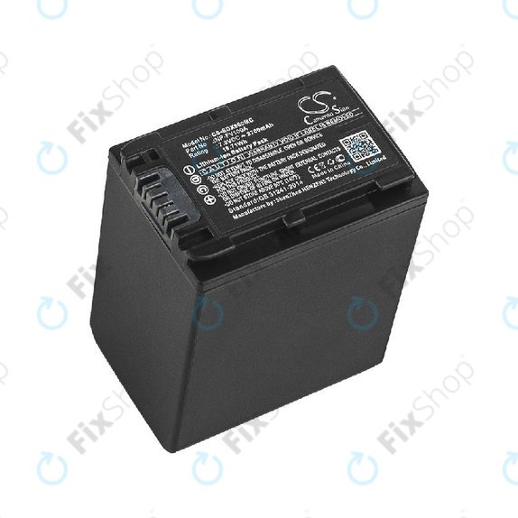 Baterie pentru Sony FDR-AX, HDR-CX, HDR-CX HDR-PJ, NEX-VG30, 2700mAh, Li-Ion, 7.3V, NP-FV100A, HQ