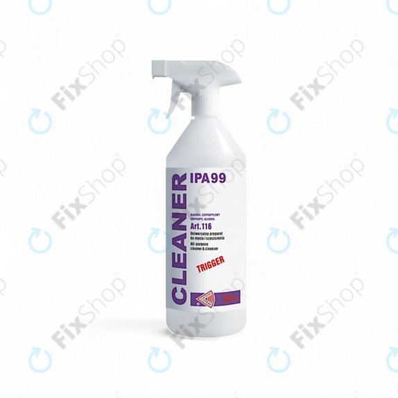 Izopropanol 99%, 1000 ml, cu pulverizator, Cleanser IPA