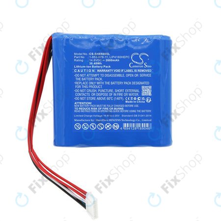 Baterie pentru Sony GTK-XB60, 2600mAh, Li-Ion, 14.8V, 1-853-678-11, HQ