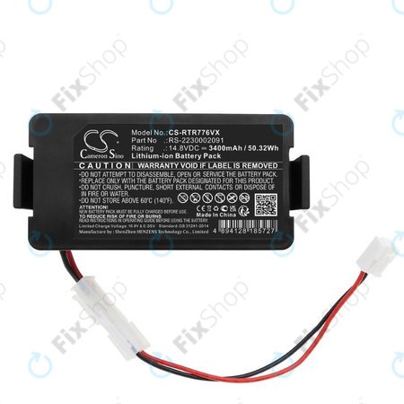 Rowenta RR7774, RR7755, Tefal RG7765 - Baterie RS-2230002091 Li-Ion 14.8V 3400mAh HQ