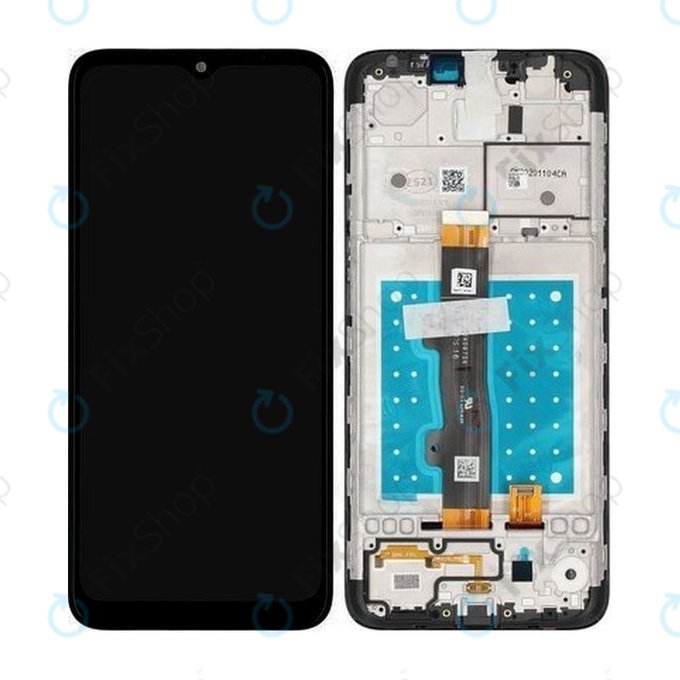 Motorola Moto E7 XT2095 - Ecran LCD + Sticlă Tactilă + Ramă (Mineral Gray) TFT