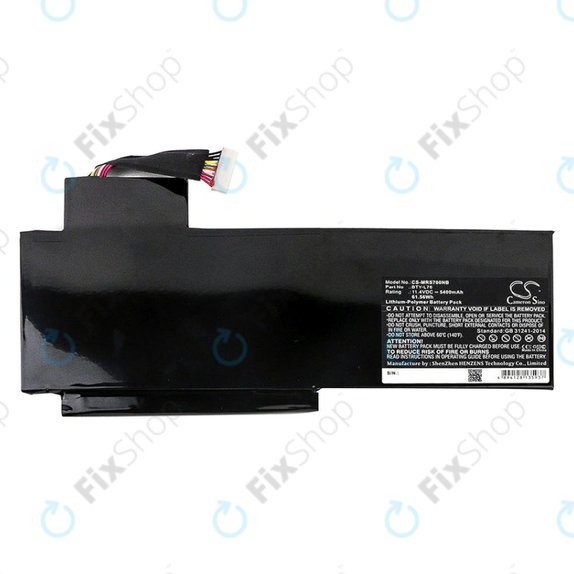 Baterie pentru MSI GS70, GS72, WS72, 5400mAh, Li-Pol, 11.4V, BTY-L76, HQ