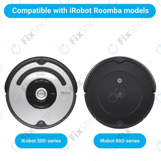 Set de piese de schimb pentru iRobot Roomba 500, 600-series (1 pereche de perii principale, 2x Filter, 2x Perie laterală)
