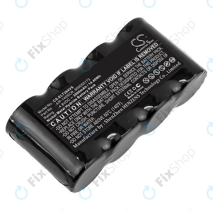 Electrolux Spirit Wet and Dry, ZB264x - Baterie 4/P-140SCR, 900055173 Ni-MH 4.8V 3000mAh HQ