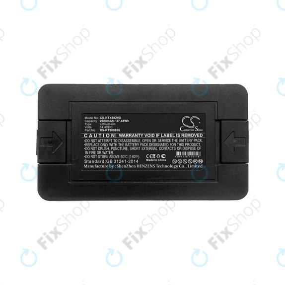 Rowenta Explorer-series, Smart Force Essential-series, Tefal Explorer-series - Baterie RS-RT900866 Li-Ion 14.4V 2600mAh HQ