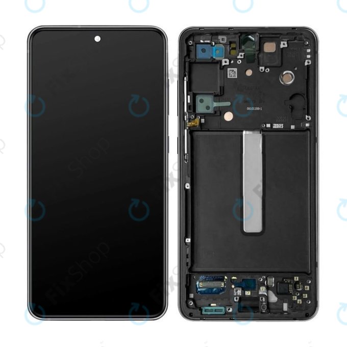 Samsung Galaxy S21 FE G990B - Ecran LCD + Sticlă Tactilă + Ramă (Black) TFT