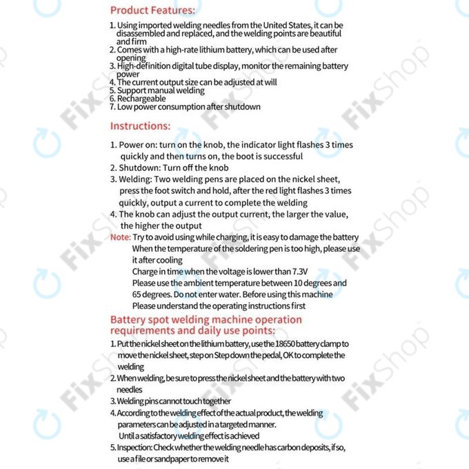 Docreate HPSW 5000W - Mini Mașină de Sudat în Puncte (4000mAh)