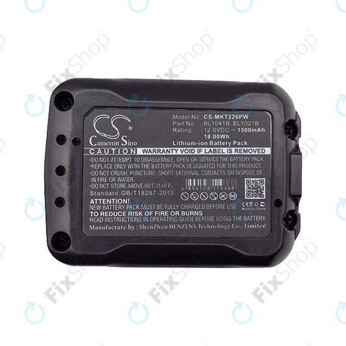 Makita CXT, C, D, F, H, J, P, R, S, T-series - Baterie BL10xx Li-Ion 1500mAh HQ