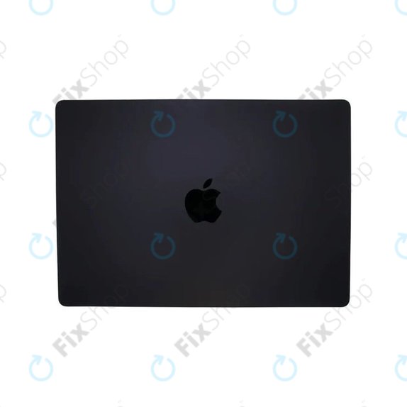 Display LCD pentru MacBook Pro 14", A3112, A3185 (2024), cu sticlă frontală și capac, Nano-Texture, Space Black, 661-41795, Genuine Apple