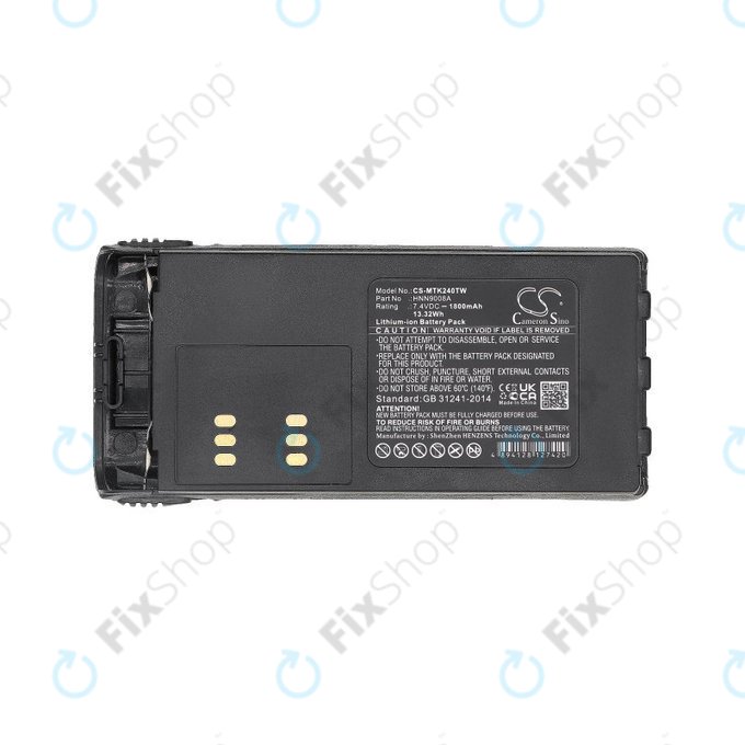 Baterie pentru Motorola MTX, GP, HT, 1800mAh, Li-Ion, 7.4V, HNN9008A, HQ