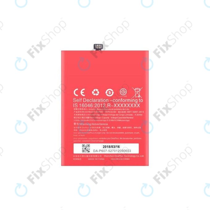 OnePlus X - Baterie BLP607 2525mAh