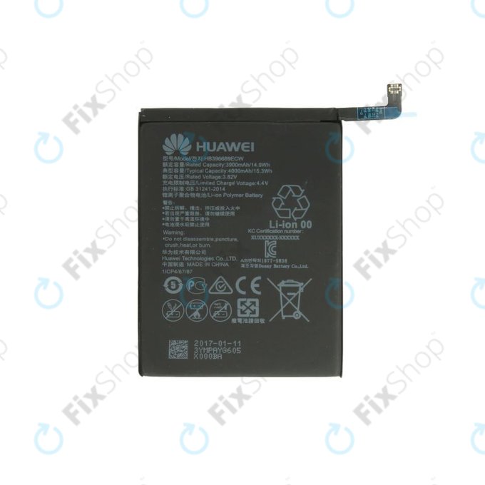 Huawei P40 Lite E - Baterie HB396689ECW 4000mAh - 24023024 Genuine Service Pack