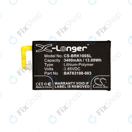 Baterie pentru Blackberry Keyone, 3400mAh, Li-Pol, 3.85V, BAT63108-003, HQ