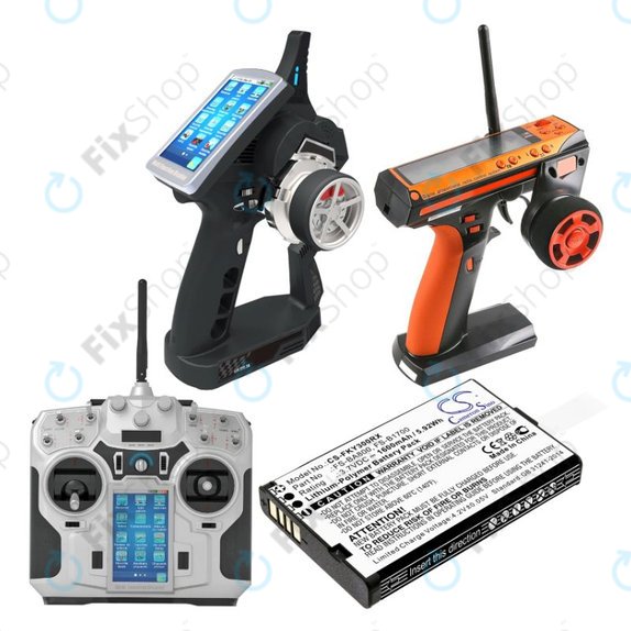 Baterie pentru Flysky FA605, FS-GT2B, FS-I10, 1600mAh, Li-Pol, 3.7V, FS-BA800, HQ