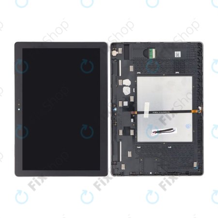 Lenovo Tab M10 TB-X605F, TB-X605N, TB-X605M - Ecran LCD + Sticlă Tactilă + Ramă (Black) TFT