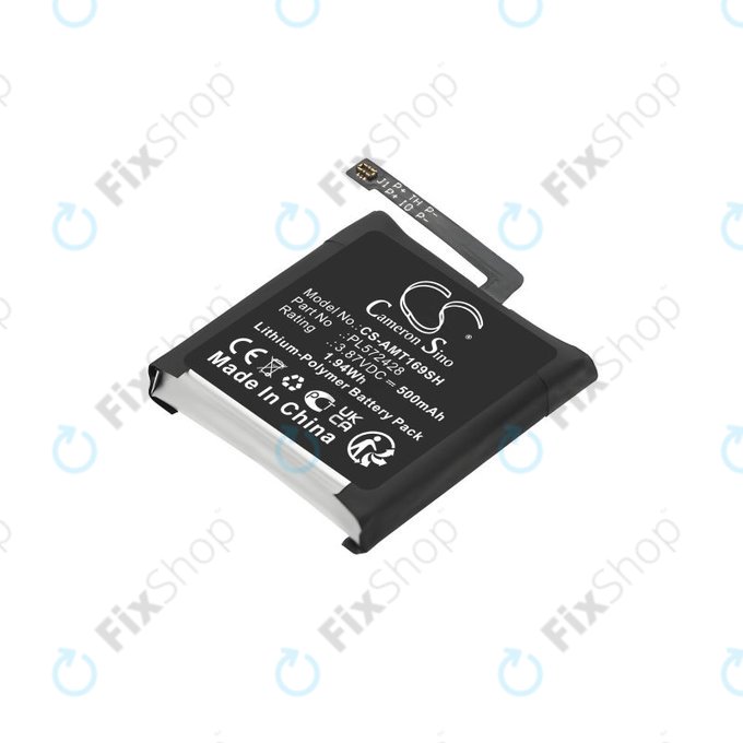 Baterie pentru Amazfit T-Rex 2, A2169, A2170, 500mAh, Li-Pol, 3.87V, PL572428, HQ