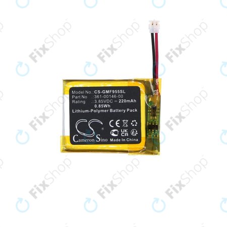 Baterie pentru Garmin Forerunner 955 Solar, 220mAh, Li-Pol, 3.85V, 361-00146-00, HQ