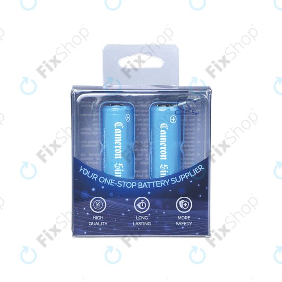 Baterie reîncărcabilă, 2 buc, 650mAh, Li-ion, 3.7V, 14430, HQ