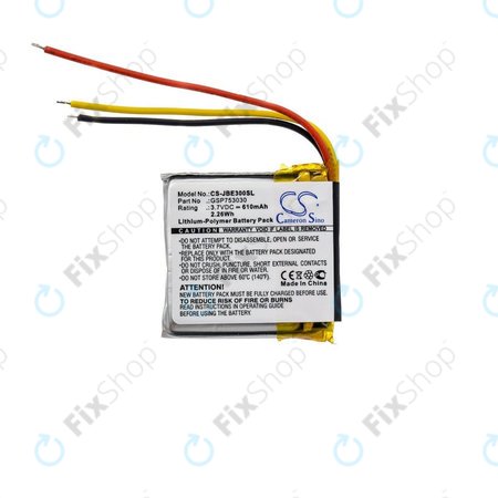 Baterie pentru JBL Everest Elite 300, E45BT, E55BT, Live 650BT NC, 610mAh, Li-Pol, 3.7V, GSP753030, HQ