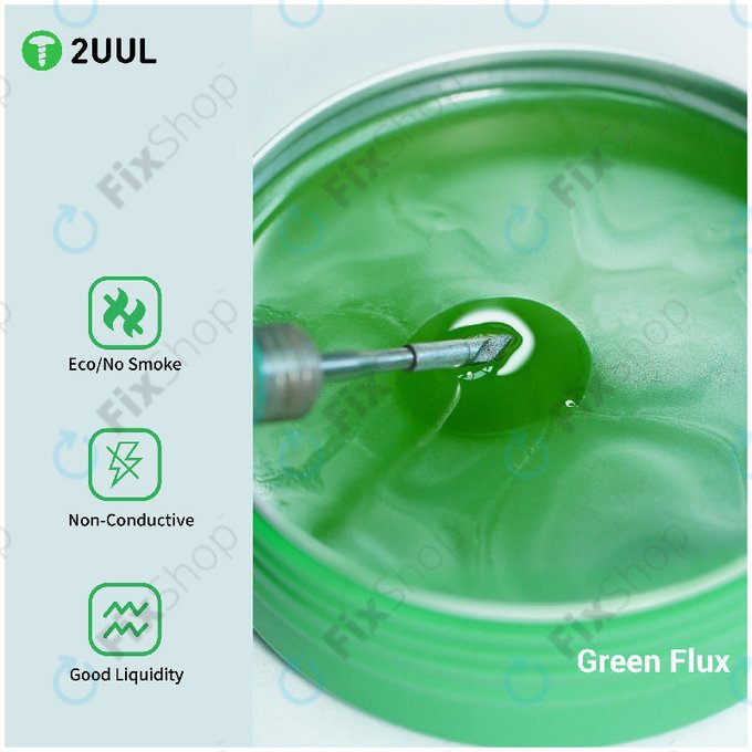 Flux pentru lipit, Verde, 2UUL SC18