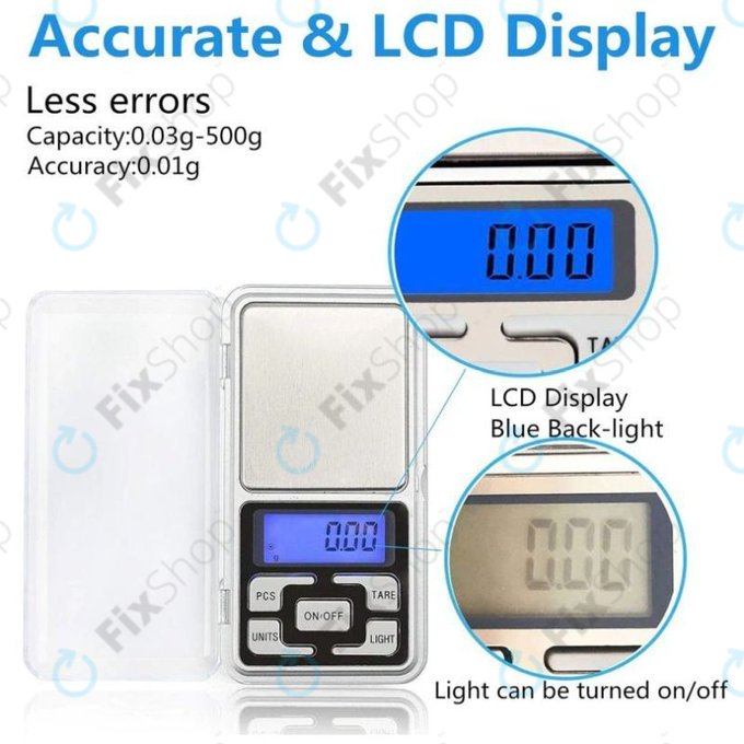 TFY MH-500 - Mini scară 500g/0.01g