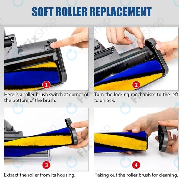 Dyson V12 - Duză de podea cu lumină verde LED