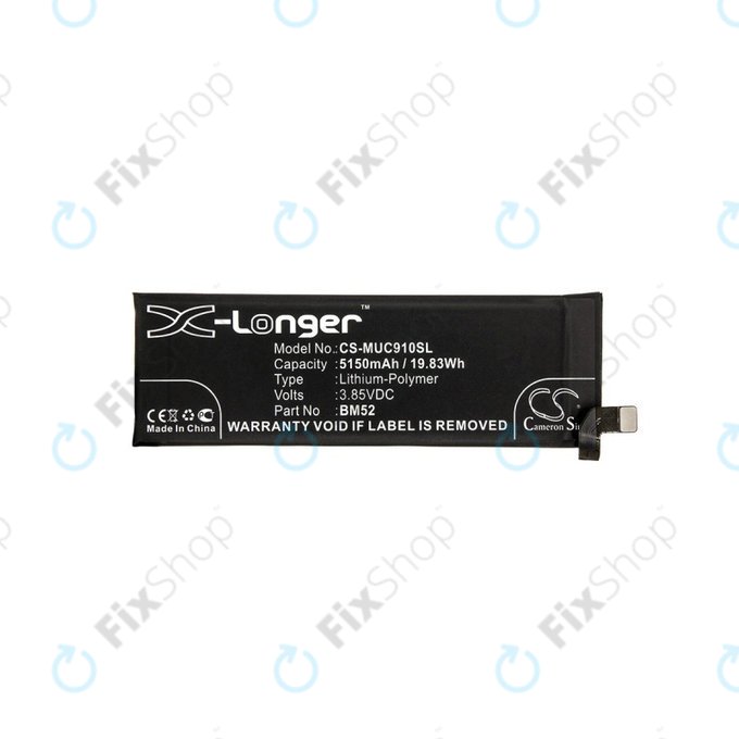Xiaomi Mi Note 10, Mi Note 10 Lite, Mi Note 10 Pro - Baterie BM52 5150mAh HQ